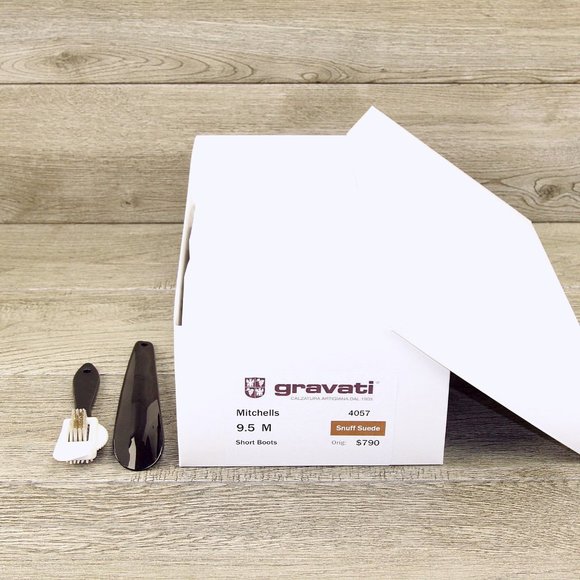 $790 GRAVATI Mitchells Women's 9.5 M Short Boots 4057 * add $15 new Trees - Picture 13 of 15